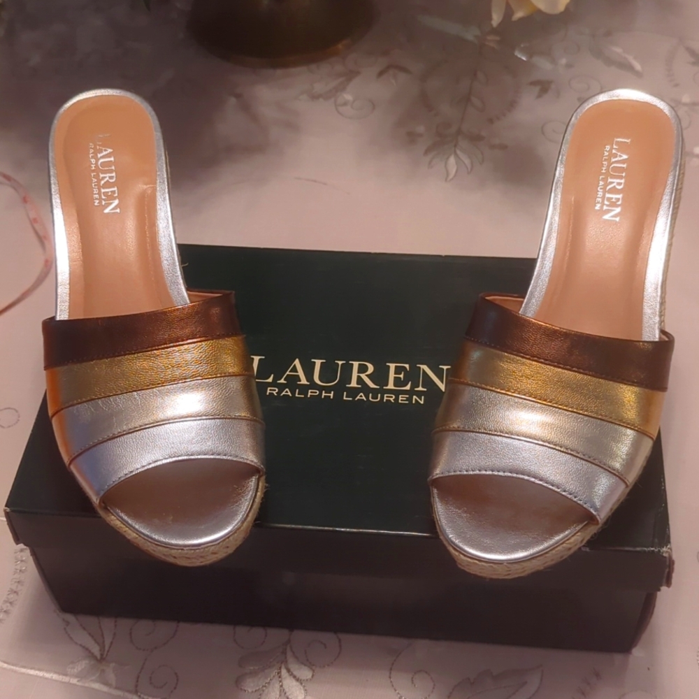 Ralph Lauren wedge sandals